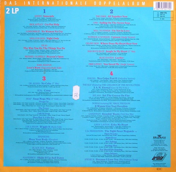 Various – Hot And Fresh - Das Internationale Doppelalbum, 2xLP