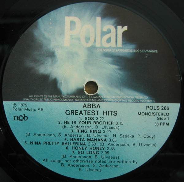 ABBA – Greatest Hits , Gatefold