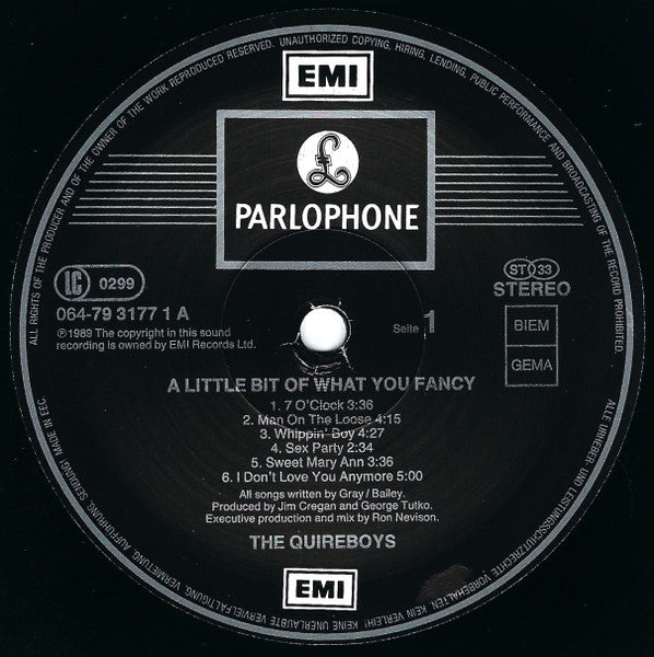 The Quireboys – A Bit Of What You Fancy