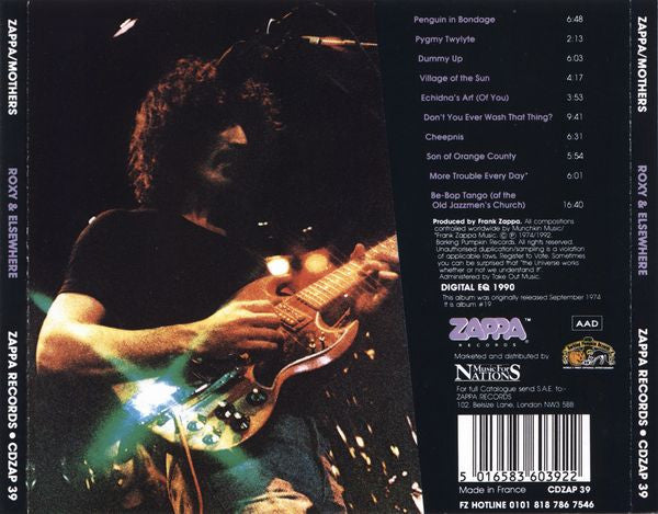 Zappa* / Mothers* – Roxy & Elsewhere