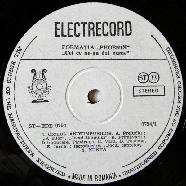 Phoenix – Cei Ce Ne-au Dat Nume