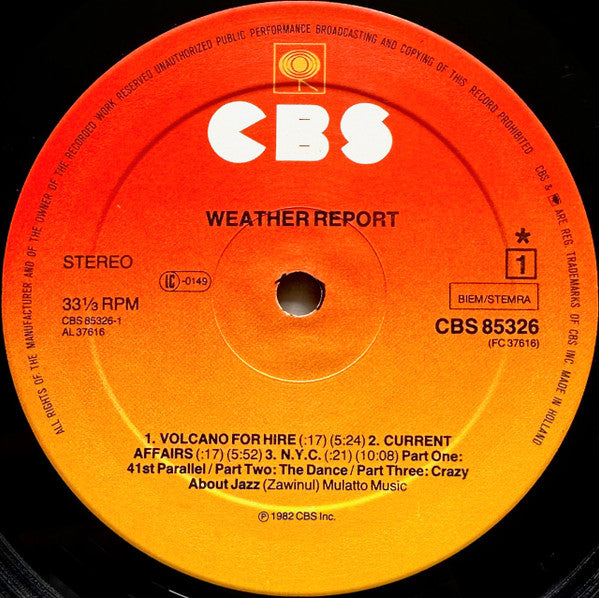 Weather Report – Weather Report