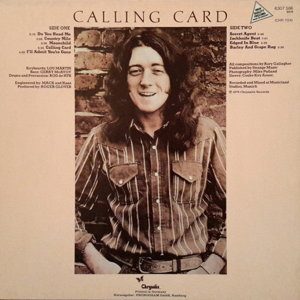 Rory Gallagher – Calling Card