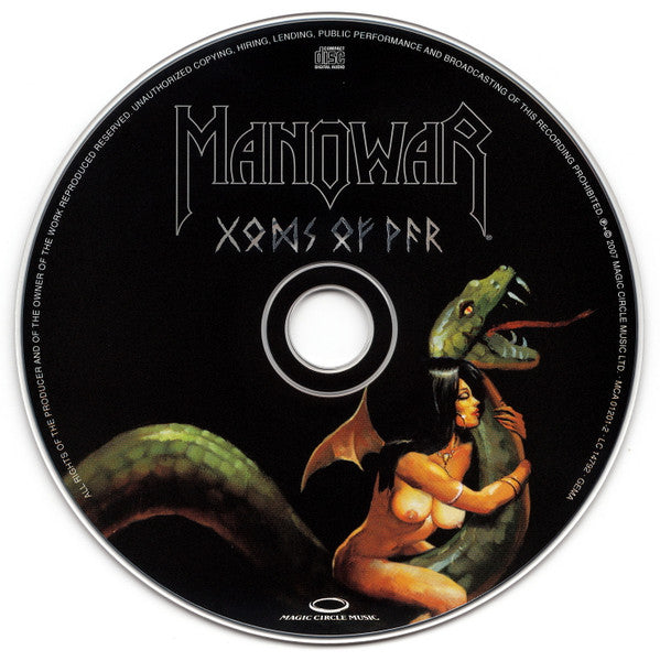 Manowar – Gods Of War, CD+DVD, Limited Edition, Digibook, Metal Slipcase