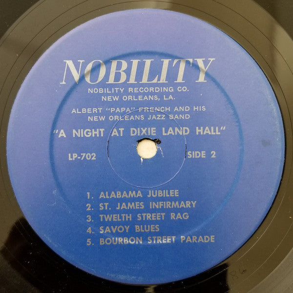 "Papa" French And His New Orleans Jazz Band – A Night At Heritage Hall