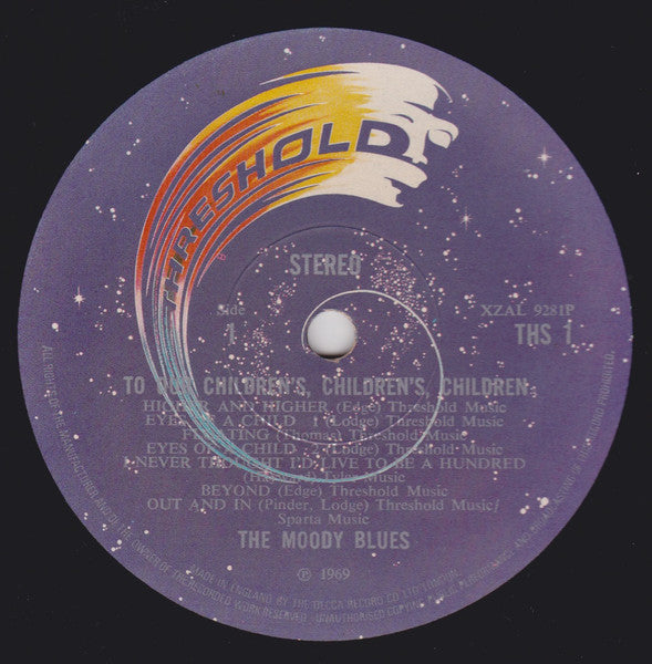 The Moody Blues – To Our Childrens Childrens Children , Gatefold