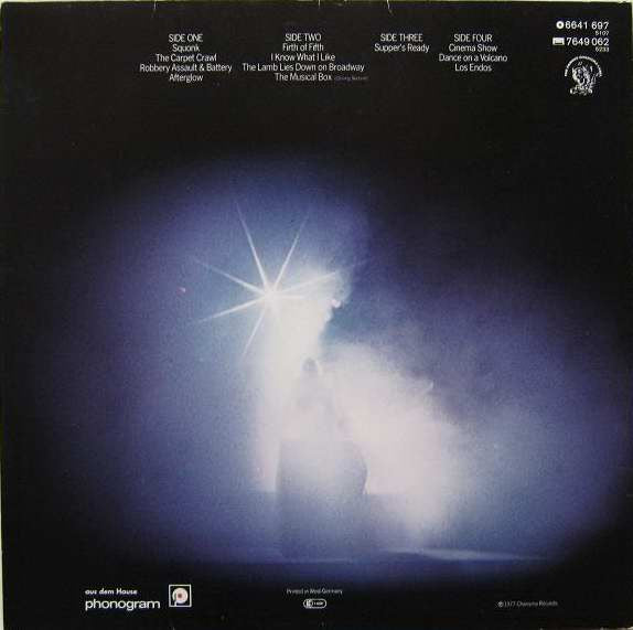 Genesis – Seconds Out, 2xLP