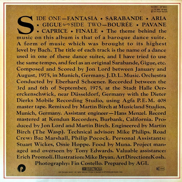 Jon Lord – Sarabande