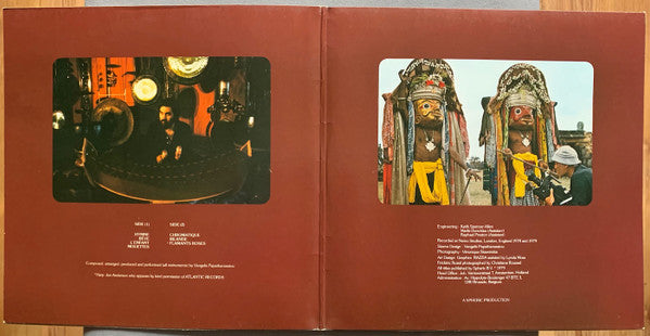 Vangelis Papathanassiou* – Opera Sauvage, Gatefold
