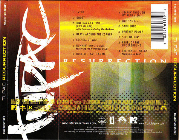 Tupac* – Resurrection (Music From And Inspired By The Motion Picture)