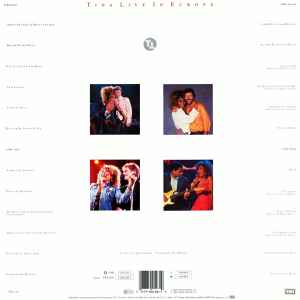 Tina Turner – Tina Live In Europe , 2LP , Gatefold + booklet