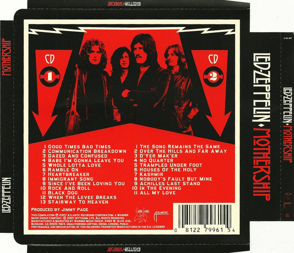 Led Zeppelin – Mothership, 2xCD Super Jewel Box