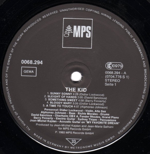 Didier Lockwood – The Kid