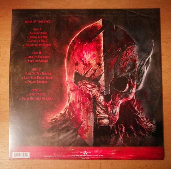 Kreator – Gods Of Violence, 2xLP, Transparent Red Vinyl