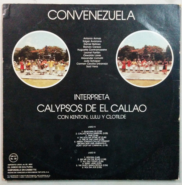 Convenezuela* – Guayana Es....Calypso (Vol. 2), 1st Press, Gatefold