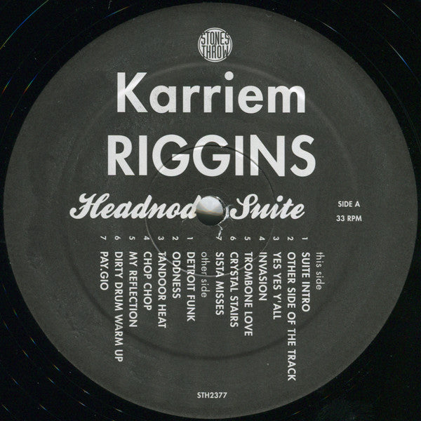 Karriem Riggins – Headnod Suite , 2LP , 1 press , US