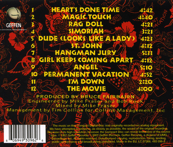 Aerosmith – Permanent Vacation