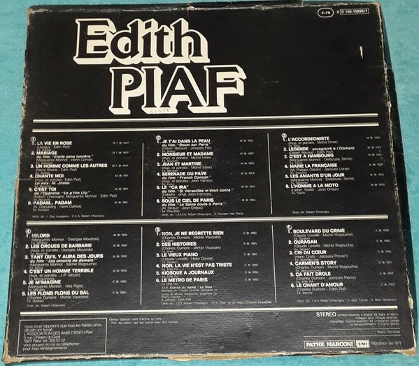 Edith Piaf – Edith Piaf, 3xLP, Box Set, Reissue, Stereo