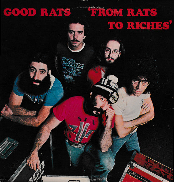 Good Rats – From Rats To Riches,      Red Sleeve Text, 1st Press