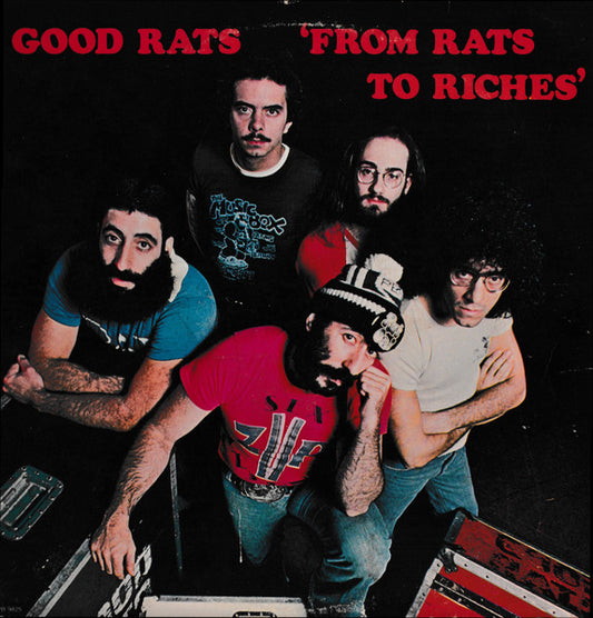 Good Rats – From Rats To Riches,      Red Sleeve Text, 1st Press