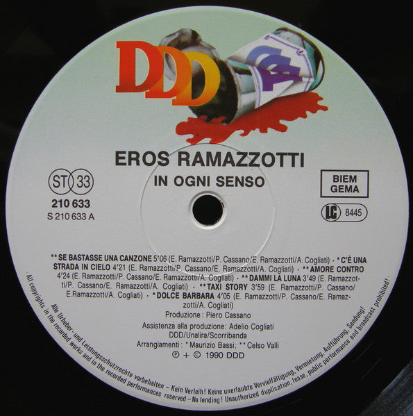 Eros Ramazzotti – In Ogni Senso