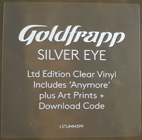 Goldfrapp – Silver Eye  ,  Limited Edition, Clear