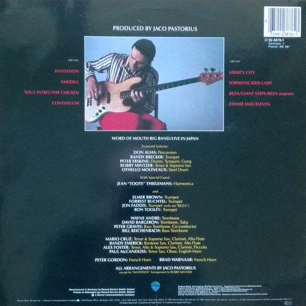 Jaco Pastorius – Invitation