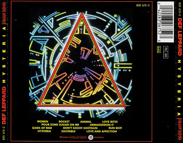 未開封新品　Def Leppard Hysteria CD DEF LEPPARD HYSTERIA 30TH ANNIVERSARY REMASTER JAPAN SHM CD