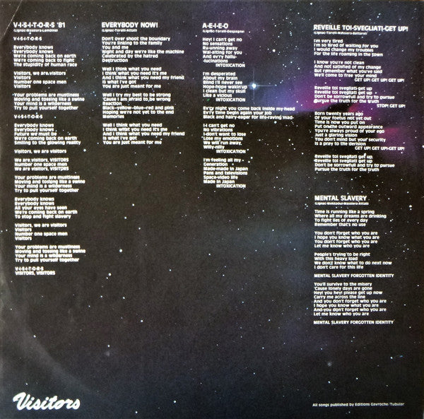 Visitors – Visitors
