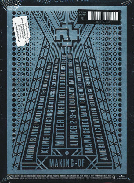 Rammstein ‎– Paris   , 2 CD + DVD  , Digipak, Special Edition