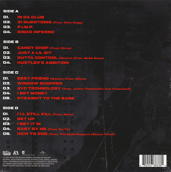 50 Cent – Best Of, 2xLP, Gatefold