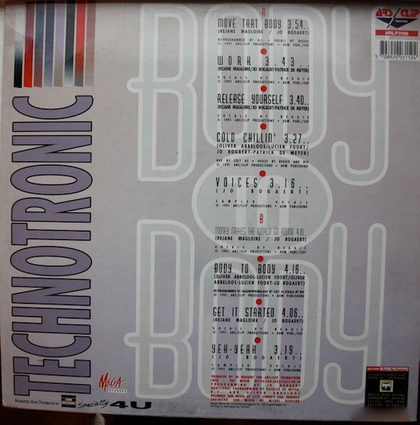 Technotronic – Body To Body