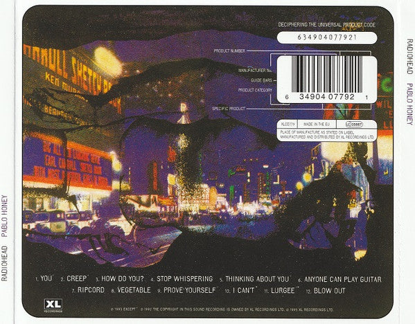 Radiohead ‎– Pablo Honey