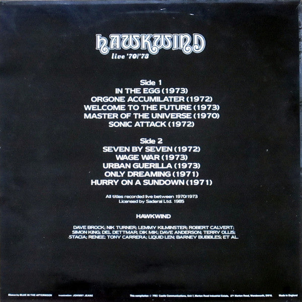 Hawkwind ‎– Live '70/'73
