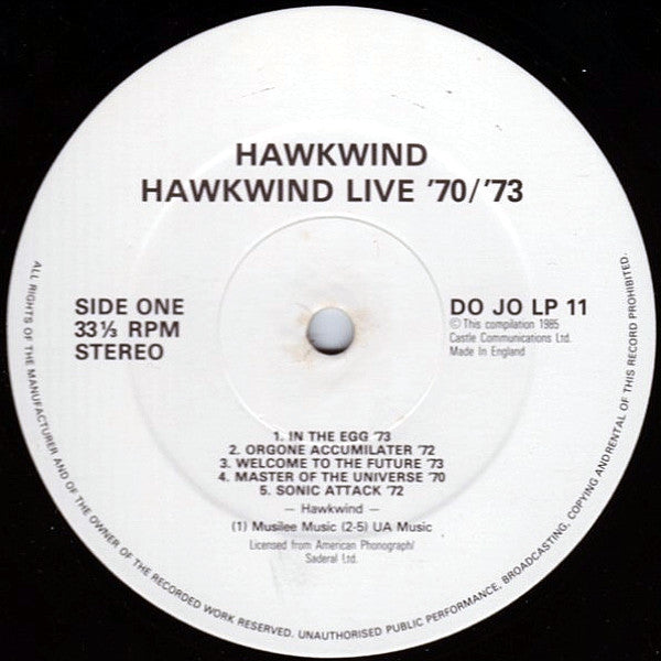 Hawkwind ‎– Live '70/'73