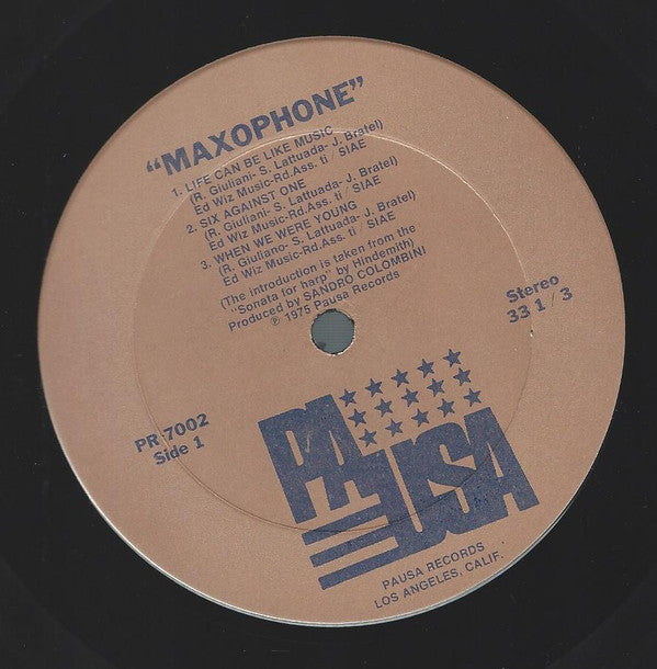 Maxophone ‎– Maxophone