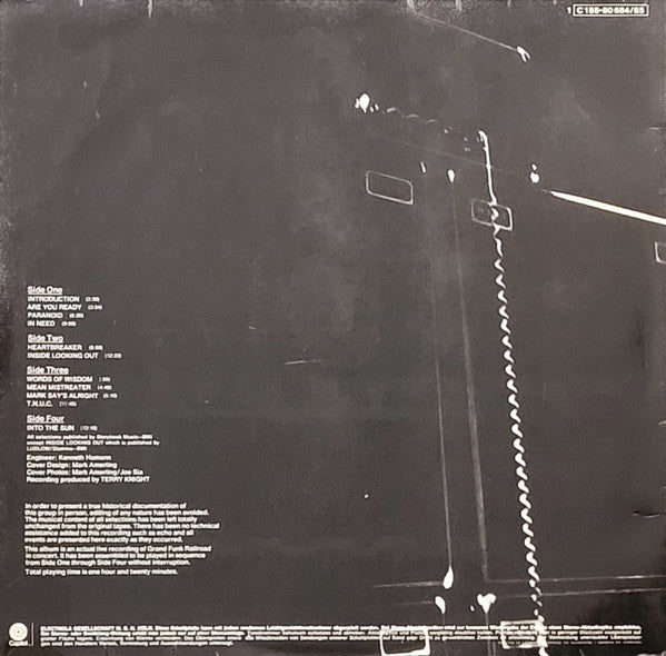 Grand Funk* ‎– Live Album   , 2LP , Gatefold