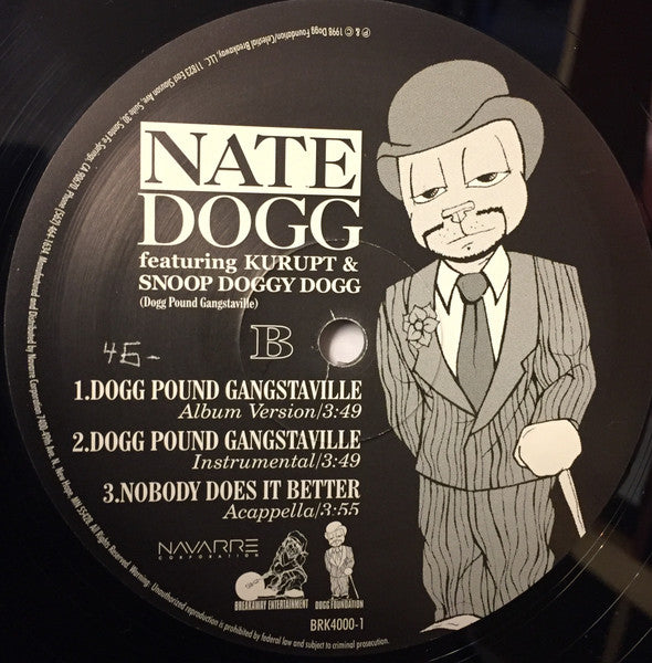 Nate Dogg Featuring Warren G – Nobody Does It Better, Vinyl, 12", Single, 33 ⅓ RPM