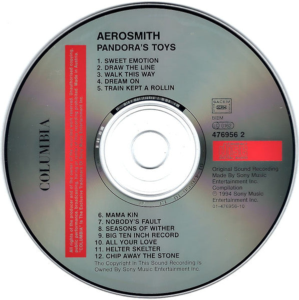 Aerosmith – Pandora's Toys   , CD