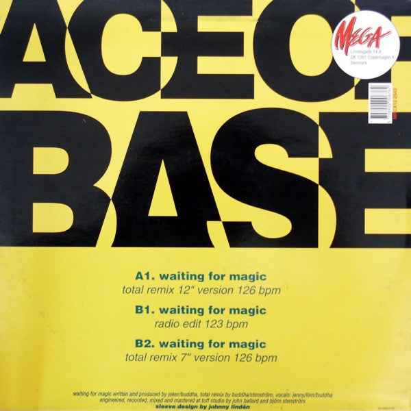 Ace Of Base – Waiting For Magic (Total Remix), 	 Vinyl, 12", 45 RPM, Maxi-Single, Stereo