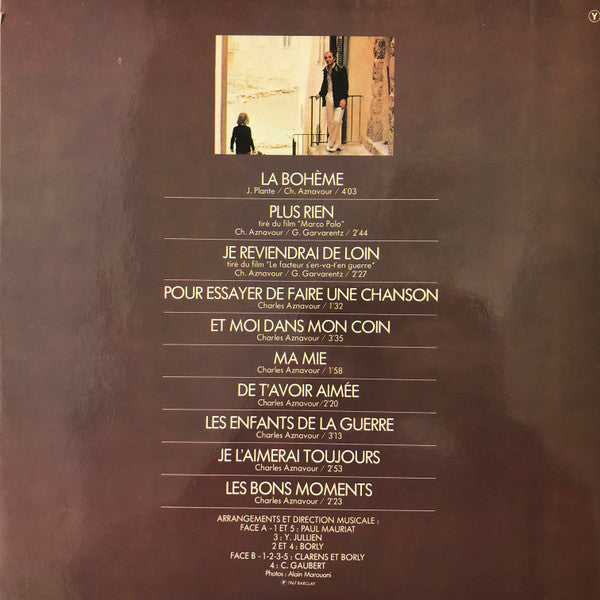 Charles Aznavour – Volume 7 - La Bohème, Gatefold