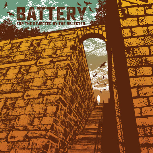 Battery  – For The Rejected By The Rejected , white vinyl , + booklet