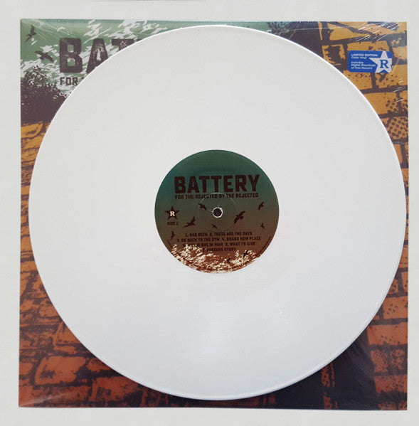 Battery  – For The Rejected By The Rejected , white vinyl , + booklet