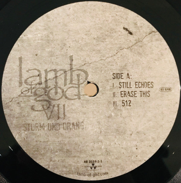 Lamb Of God – VII: Sturm Und Drang   ,  	 2 LP, 45 RPM,  Gatefold