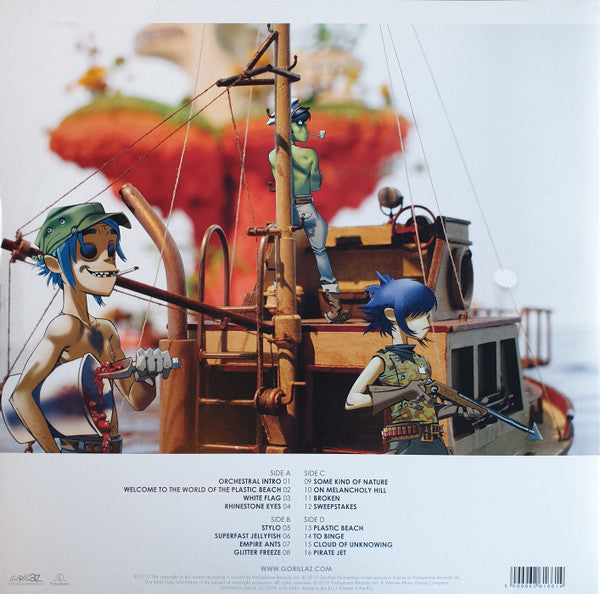 Gorillaz ‎– Plastic Beach  , 2LP , Gatefold