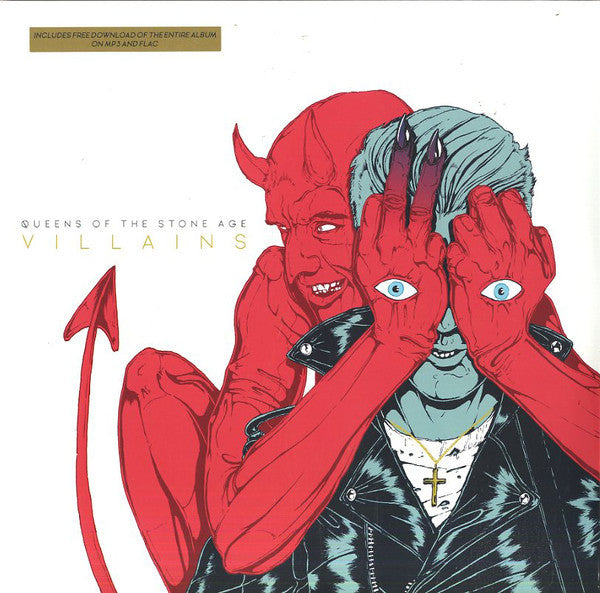 Queens Of The Stone Age ‎– Villains     ,  Single Sided, Etched