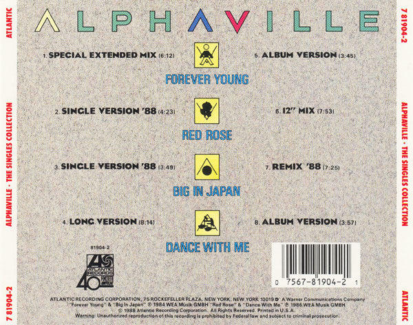 Alphaville – The Singles Collection