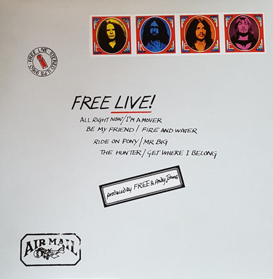 Free – Free Live!,  Envelope cover