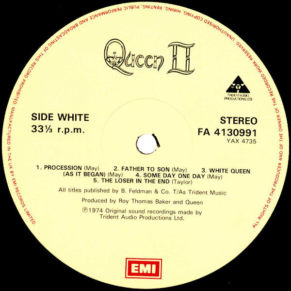 Queen ‎– Queen II   ,  Gatefold , UK
