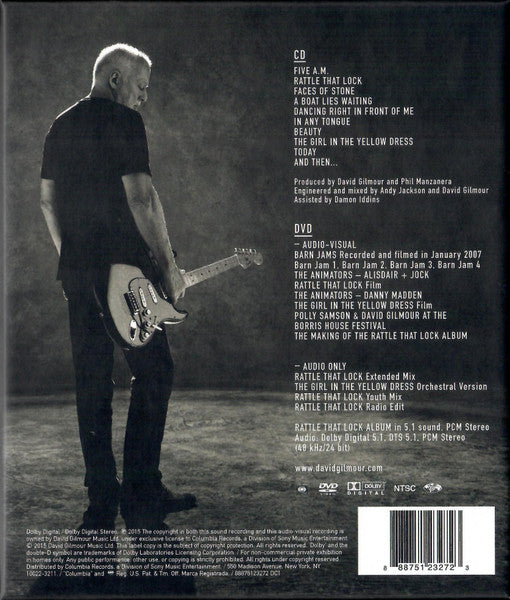 David Gilmour – Rattle That Lock  ,  DeLuxe BOX , CD + DVD , Booklet , book , postcard ....